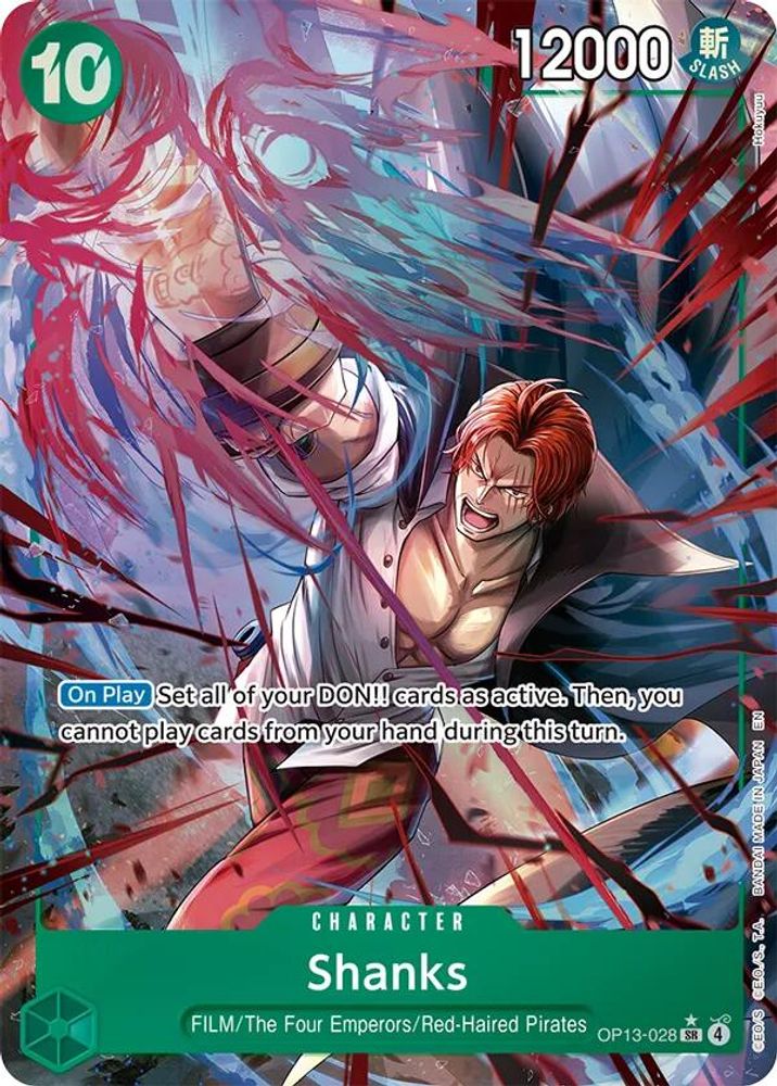 Shanks (Alternate Art) (OP13-028) Foil