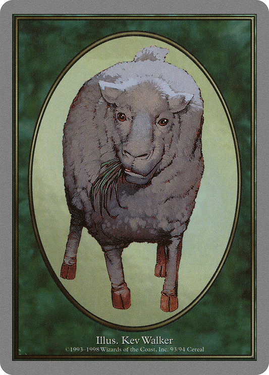 Sheep Token (093) - Unglued Tokens