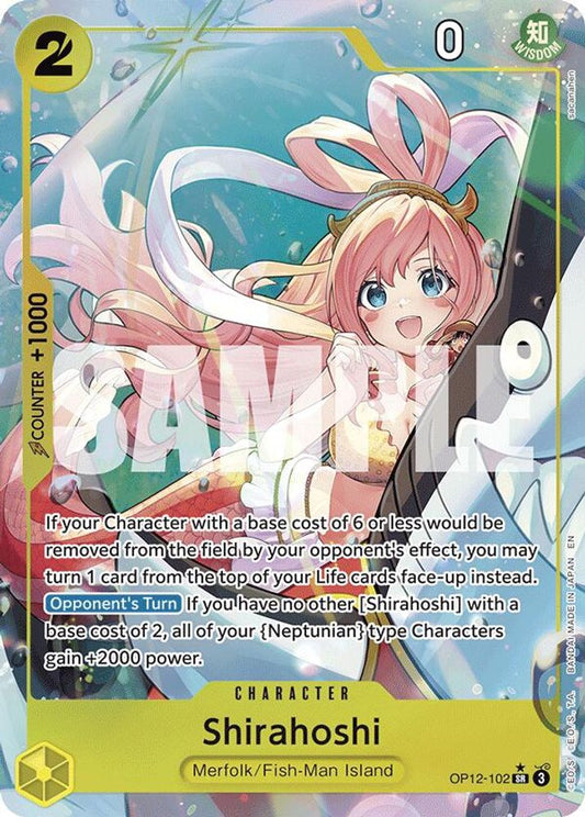 Shirahoshi (Alternate Art) (OP12-102) Foil