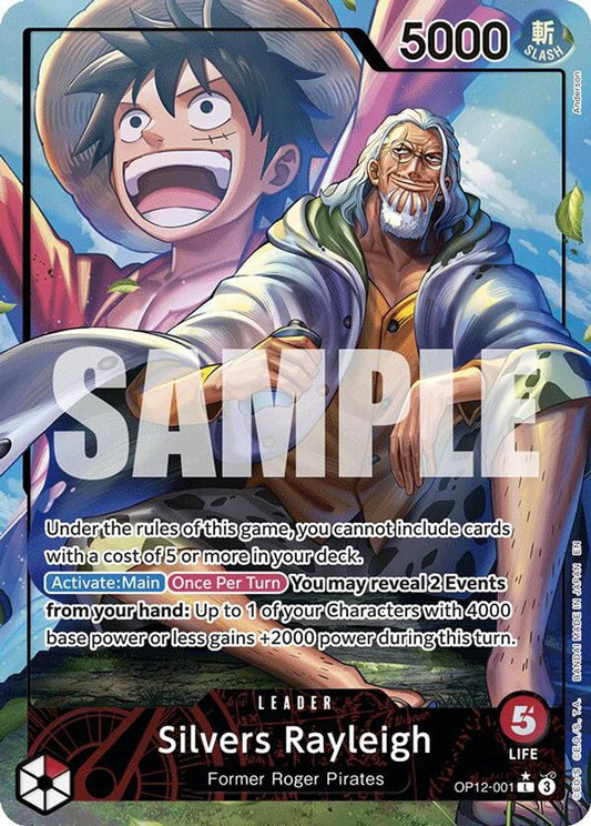 Silvers Rayleigh (Alternate Art) (OP12-001) Foil