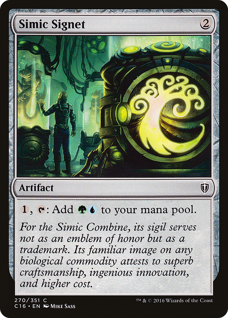 Simic Signet (270) - Commander 2016