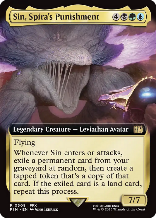 Sin, Spira's Punishment (Extended Art) (508) Foil - FINAL FANTASY