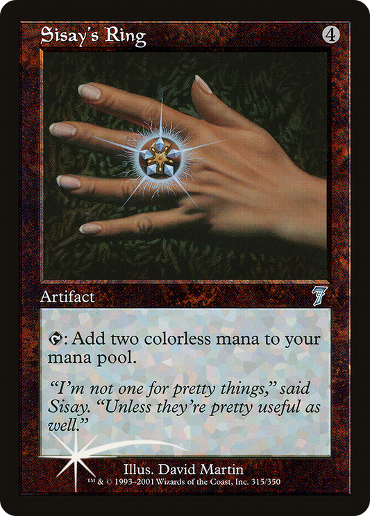 Sisay's Ring (315) Foil - Seventh Edition