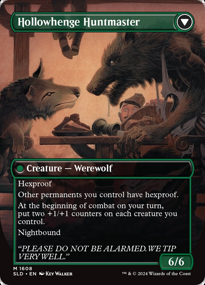 Avabruck Caretaker // Hollowhenge Huntmaster (1608) Foil - Secret Lair Drop