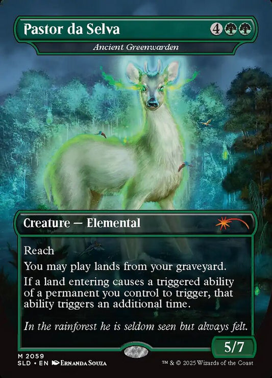 Ancient Greenwarden (Pastor da Selva) (2059) Foil - Secret Lair Drop