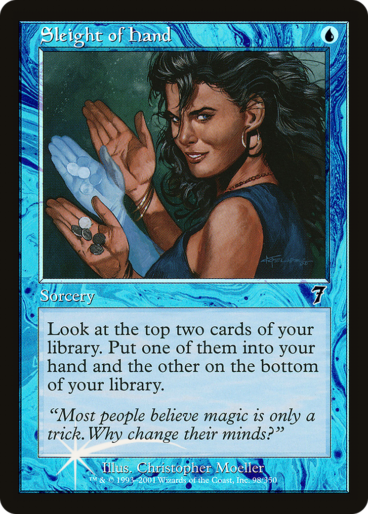 Sleight of Hand (098) Foil - Seventh Edition