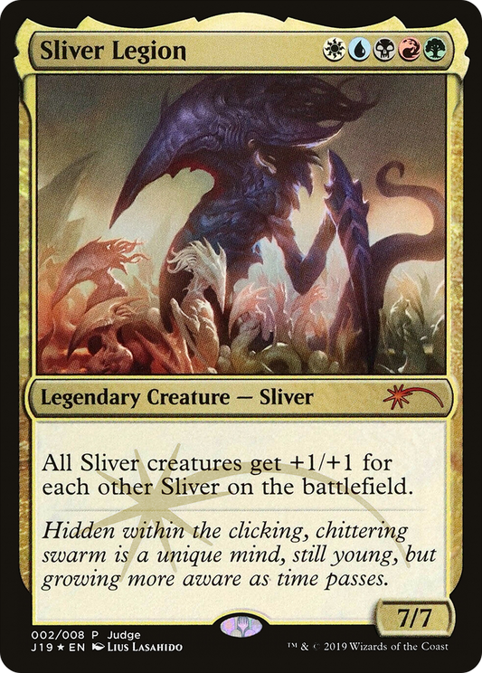 Sliver Legion (002) Foil - Judge Gift Cards 2019