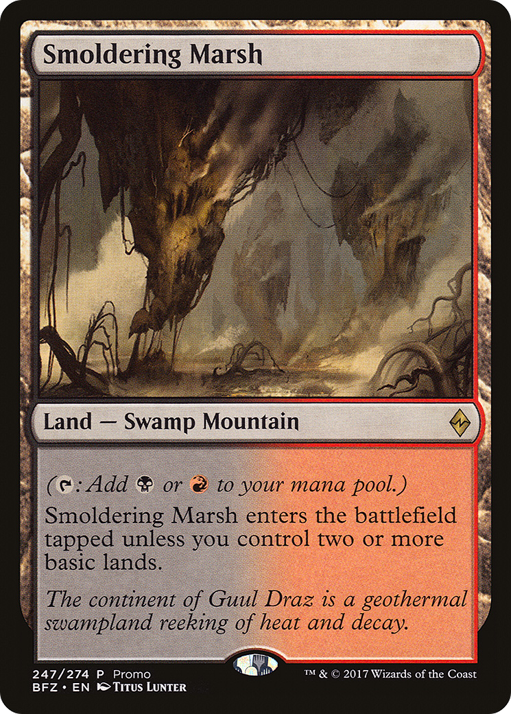 Smoldering Marsh (247) (BFZ Standard Series) - Standard Showdown Promos