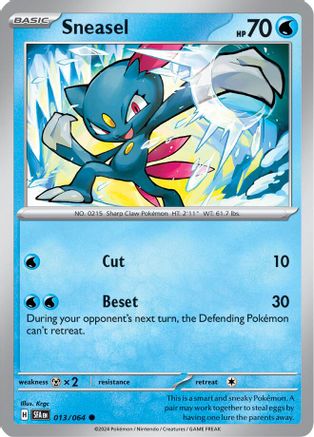 Sneasel (13) Reverse Holofoil - Shrouded Fable
