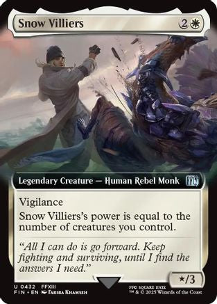 Snow Villiers (Extended Art) (432) Foil - FINAL FANTASY