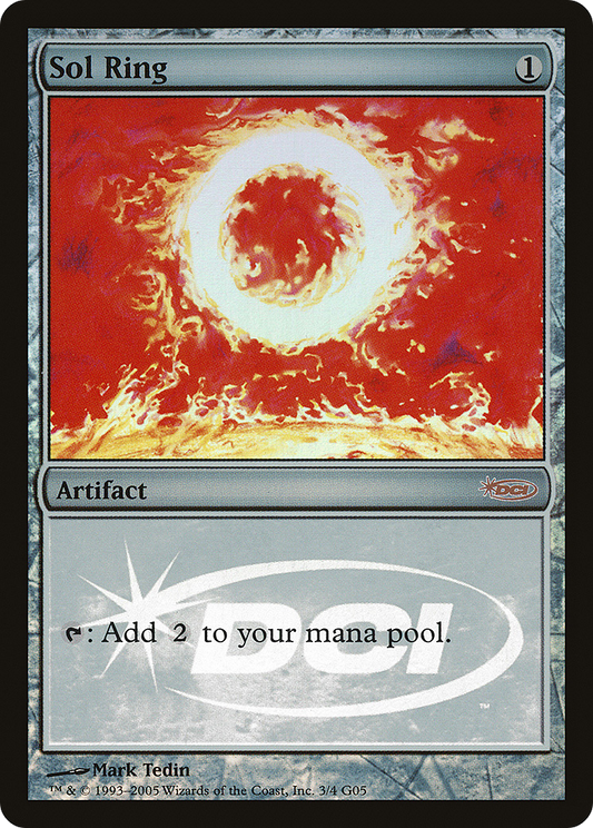 Sol Ring (003) Foil - Judge Gift Cards 2005