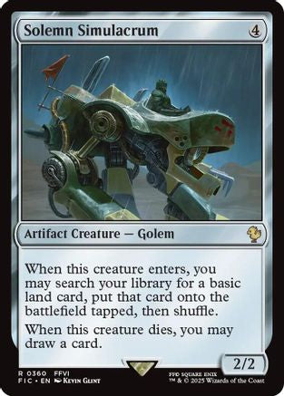 Solemn Simulacrum (360) Surge Foil - Commander: FINAL FANTASY
