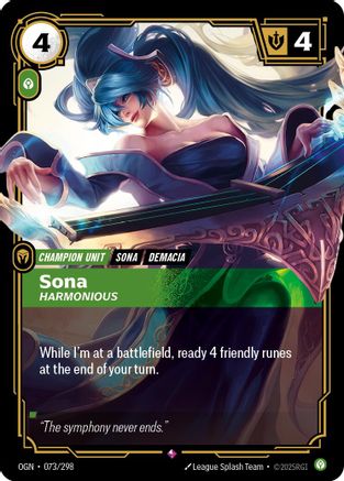 Sona – Harmonious (073) Foil - Origins