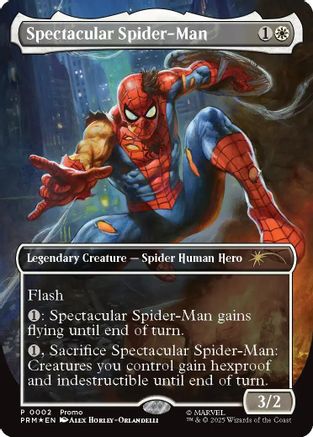 Spectacular Spider-Man (Borderless) (002) Foil - Media and Collaboration Promos