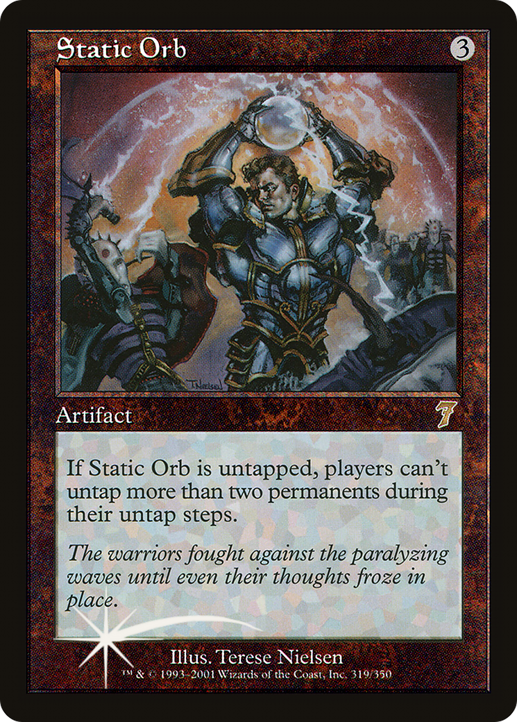 Static Orb (319) Foil - Seventh Edition