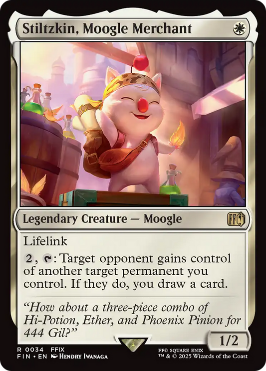 Stiltzkin, Moogle Merchant (034) Foil - FINAL FANTASY