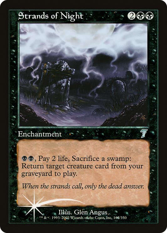 Strands of Night (165) Foil - Seventh Edition