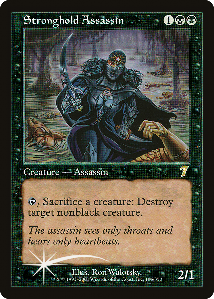 Stronghold Assassin (166) Foil - Seventh Edition