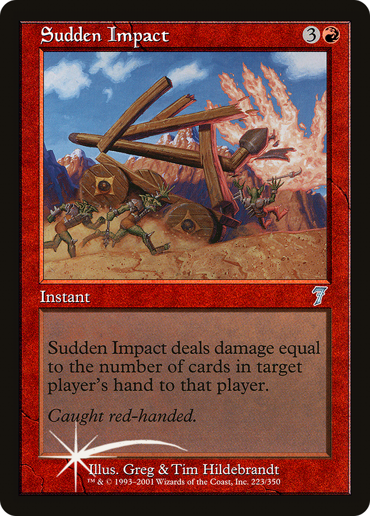 Sudden Impact (223) Foil - Seventh Edition