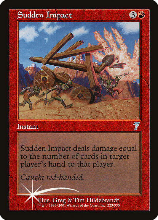 Sudden Impact (223) Foil - Seventh Edition