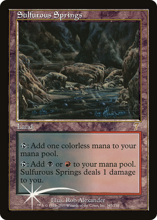Sulfurous Springs (345) Foil - Seventh Edition