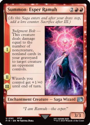 Summon: Esper Ramuh (161) Foil - FINAL FANTASY