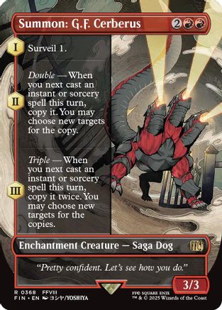 Summon: G.F. Cerberus (Borderless) (368) - FINAL FANTASY