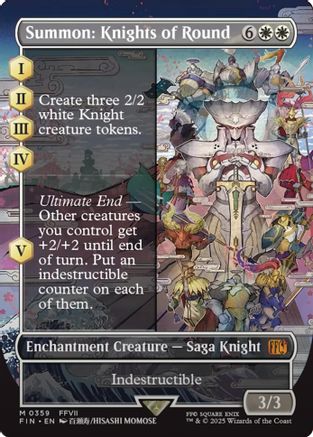 Summon: Knights of Round (Borderless) (359) - FINAL FANTASY