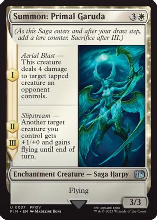 Summon: Primal Garuda (037) - FINAL FANTASY