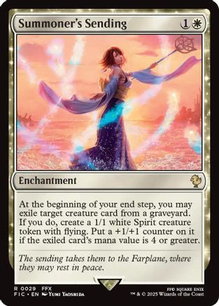 Summoner's Sending (029) Surge Foil - Commander: FINAL FANTASY