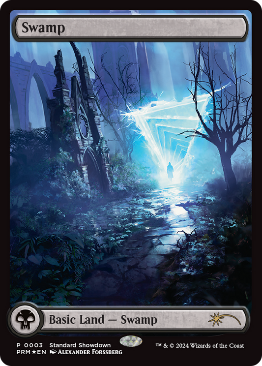 Swamp (003) (MKM) Foil - Standard Showdown promos