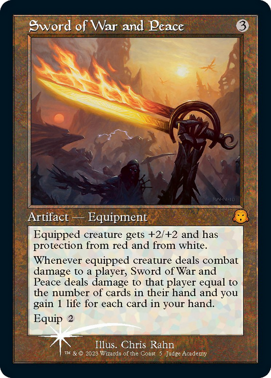 Sword of War and Peace (Retro) (005) Foil - Judge Gift Cards 2023