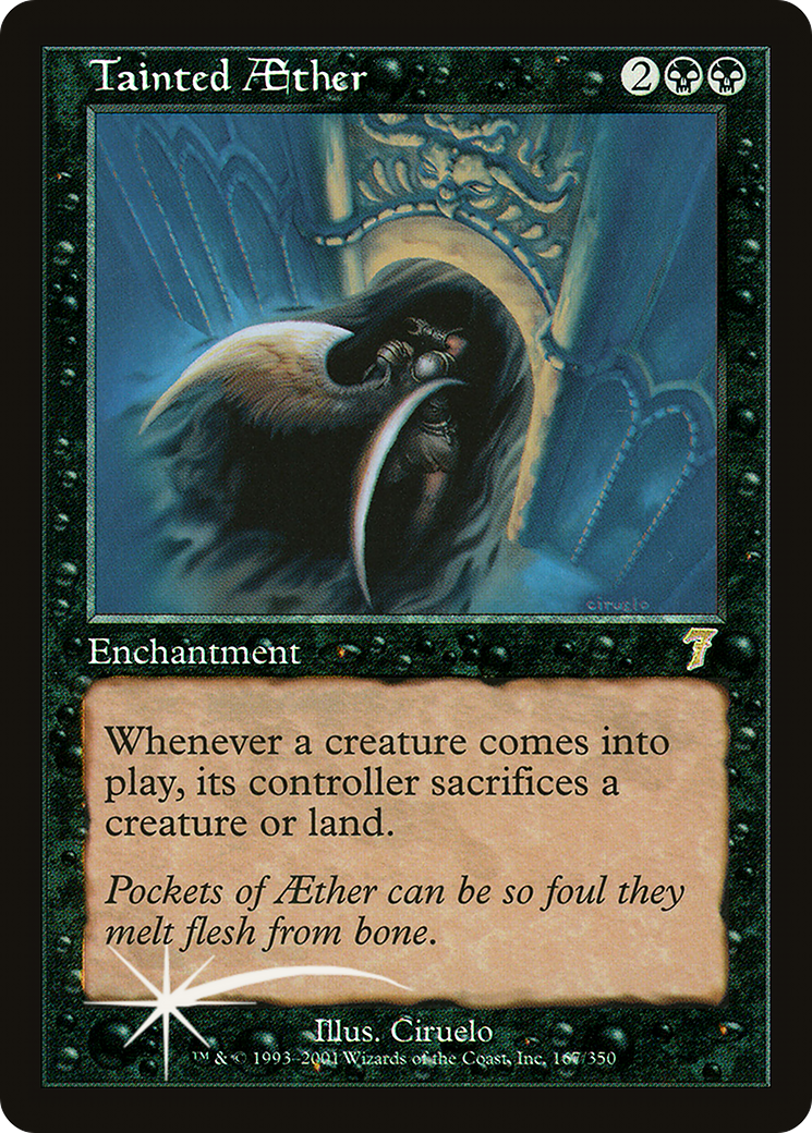 Tainted Aether (167) Foil - Seventh Edition