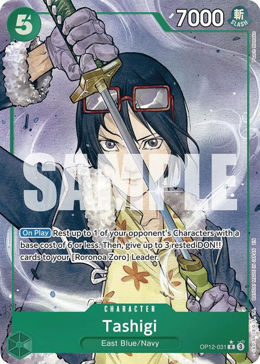 Tashigi (Alternate Art) (OP12-031) Foil