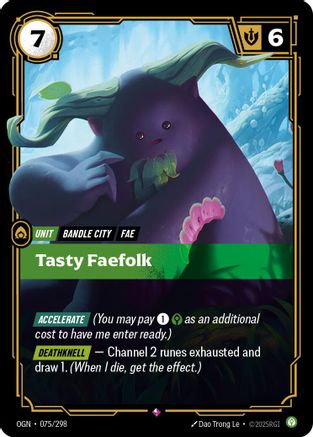 Tasty Faefolk (075) Foil - Origins