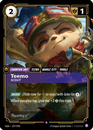 Teemo – Scout (197) Foil - Origins