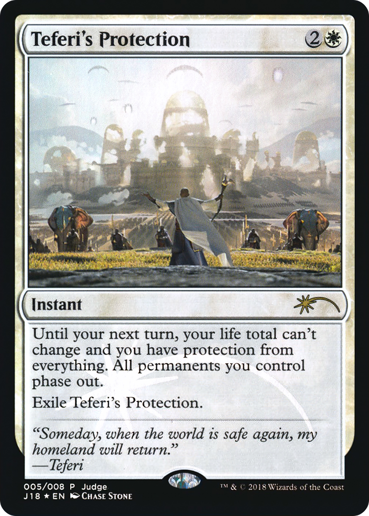 Teferi's Protection (005) Foil - Judge Gift Cards 2018
