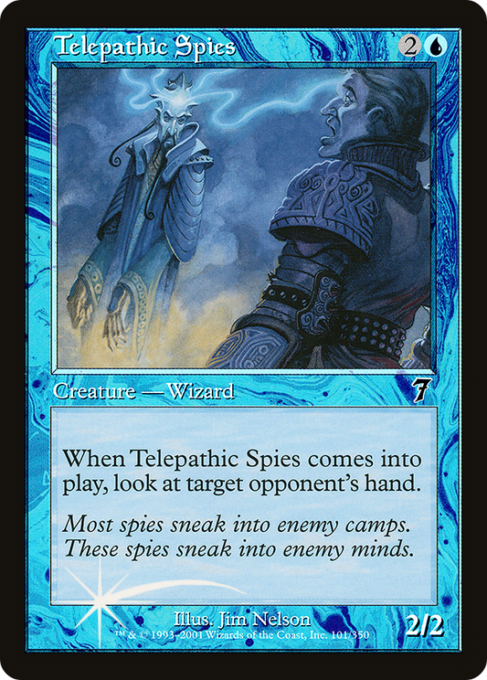 Telepathic Spies (101) Foil - Seventh Edition