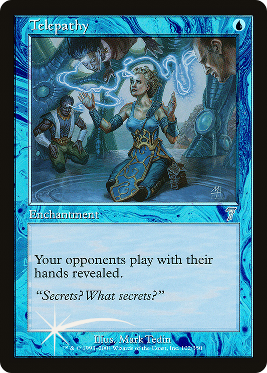 Telepathy (102) Foil - Seventh Edition