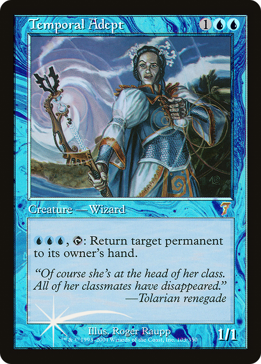 Temporal Adept (103) Foil - Seventh Edition