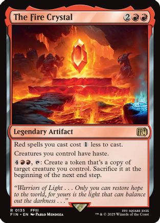 The Fire Crystal (135) Foil - FINAL FANTASY