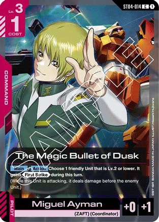 The Magic Bullet of Dusk (ST04-014) - Starter Deck 04: SEED Strike