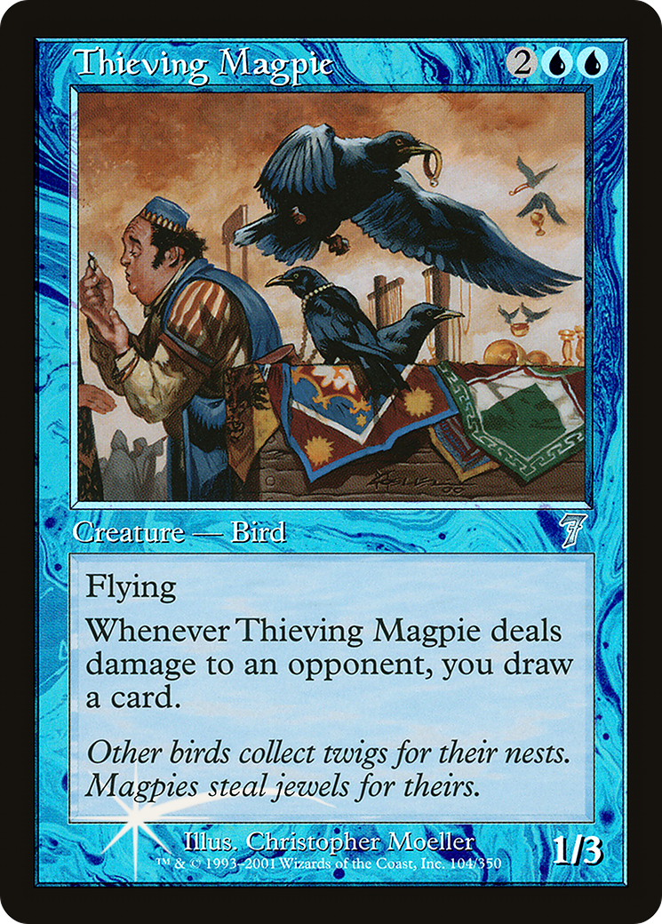 Thieving Magpie (104) Foil - Seventh Edition