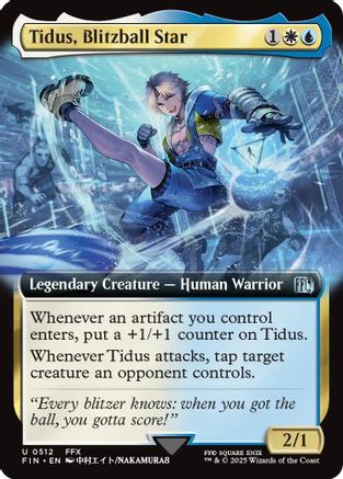 Tidus, Blitzball Star (Extended Art) (246) Foil - FINAL FANTASY