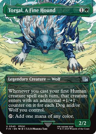 Torgal, A Fine Hound (Borderless) (345) - FINAL FANTASY