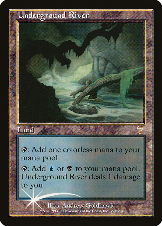 Underground River (350) Foil - Seventh Edition