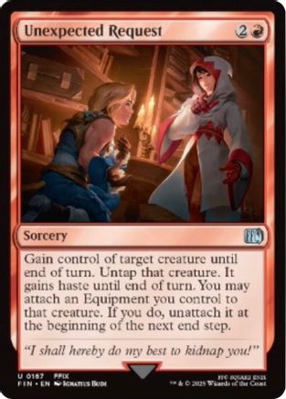 Unexpected Request (167) Foil - FINAL FANTASY