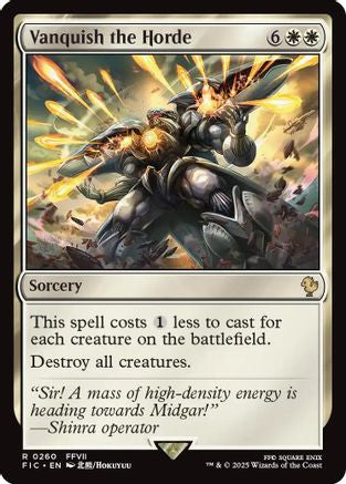 Vanquish the Horde (260) Surge Foil - Commander: FINAL FANTASY