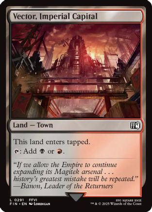 Vector, Imperial Capital (291) Foil - FINAL FANTASY