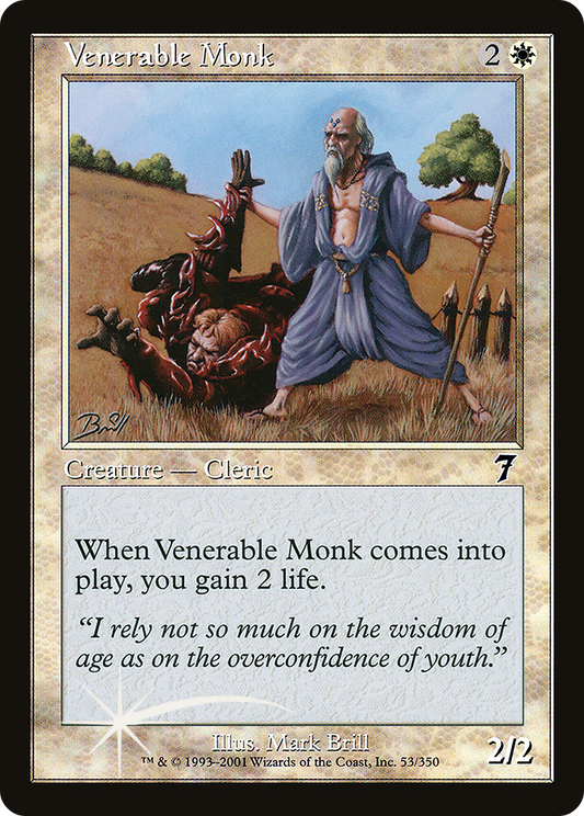 Venerable Monk (053) Foil - Seventh Edition